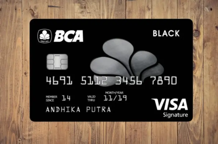 BCA Visa Black Signature