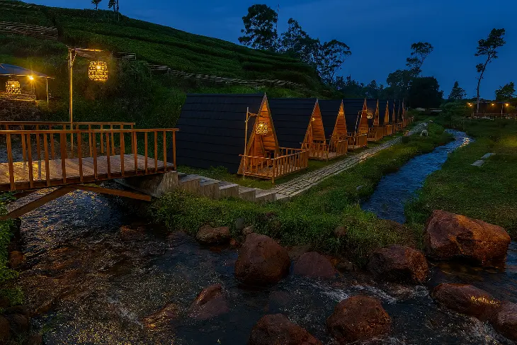 Wisata di Bandung Selatan Ecopark Curug Tilu - Glamping Nyaman di Tengah Alam