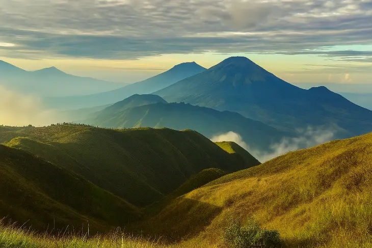 Gunung Prau - Jalur Pendek, Pemandangan Kelas Dunia
