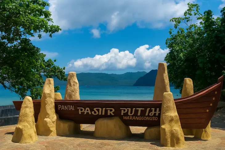 Tempat Wisata di Trenggalek - Pantai Pasir Putih Trenggalek